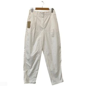 Wilfred Free | Aritzia NWT White High-Rise Straight-Leg Trouser Pants Size 8